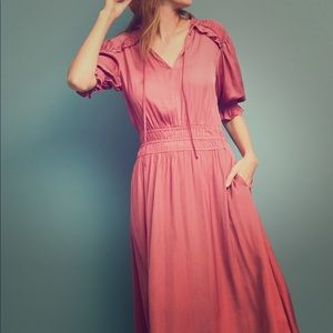 Anthropologie Current Air Cape May Midi Dress